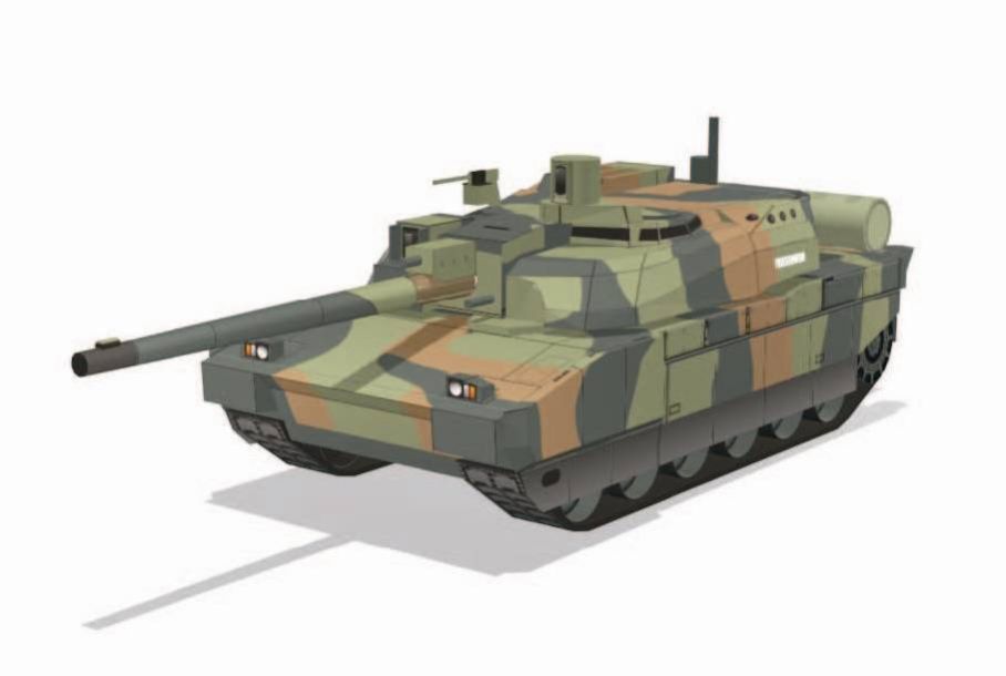 Танк Леклерк paper model