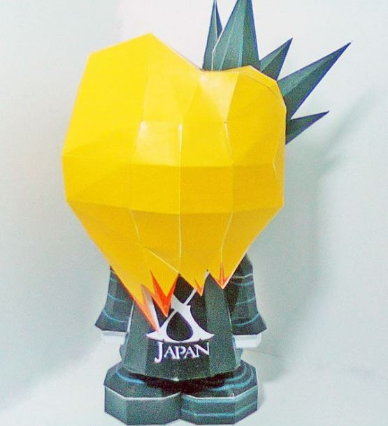 Yoshikitty (Hello Kitty) paper model