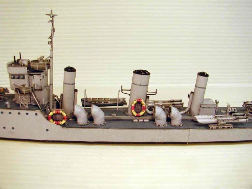Крейсер Generale Marcello Prestinari paper model
