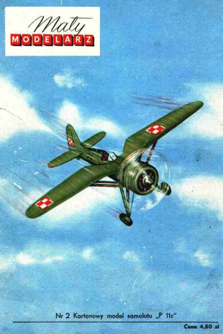 Maly Modelarz - 2/1959 - Истребитель P.11c magazine