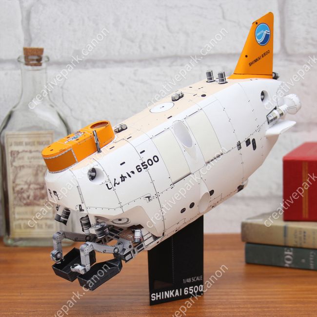 Глубоководный аппарат Синкай 6500 paper model