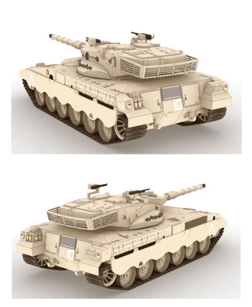 Танк Меркава Mk.2 paper model