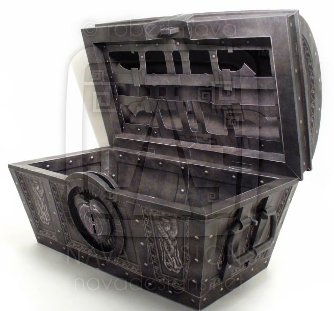 Сундук Дэйви Джонса (Пираты Карибского моря: Сундук мертвеца) paper model