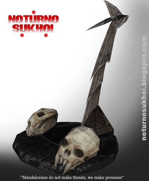 Био-Маска Хищника (Хищник) paper model