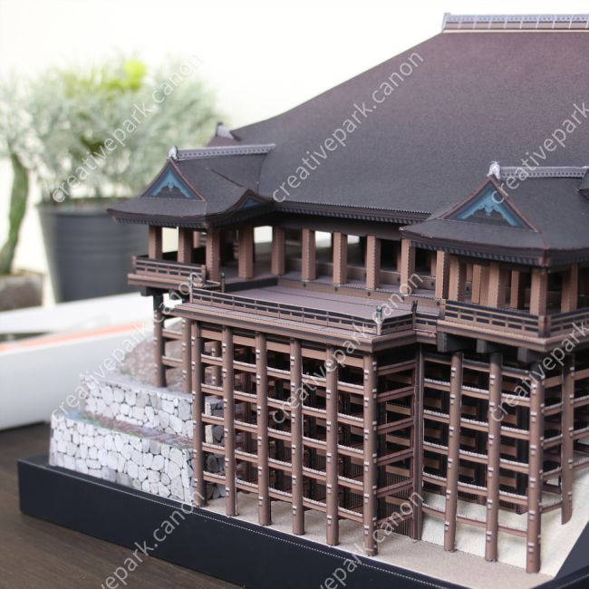 Храм Киёмидзу-дера, Япония. paper model