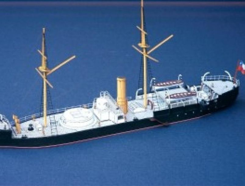 Броненосец Huascar paper model