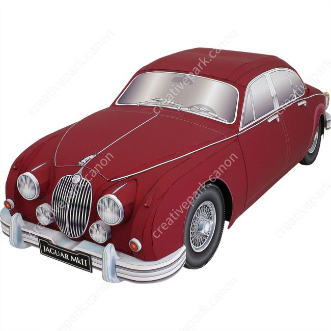 Автомобиль JAGUAR-Mk2 SALOON paper model