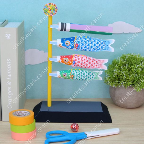 Миниатюрный набор карповых флажков paper model