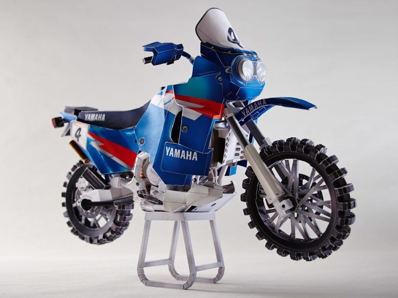 Диорама Мир гонок ралли paper model