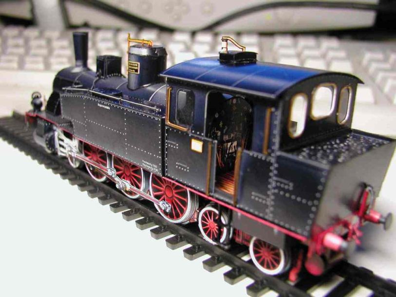 Локомотив FS 950 paper model