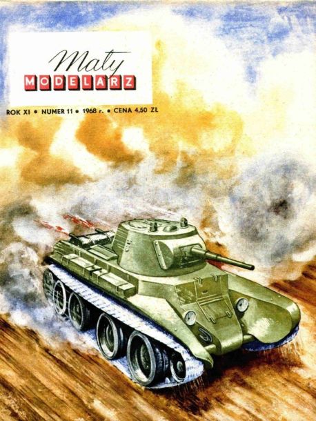 Maly Modelarz - 11/1968 - Танк БТ-7 magazine