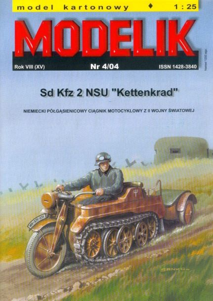 Modelik - 4/2004 - Полугусеничный мотоцикл SdKfz 2 magazine