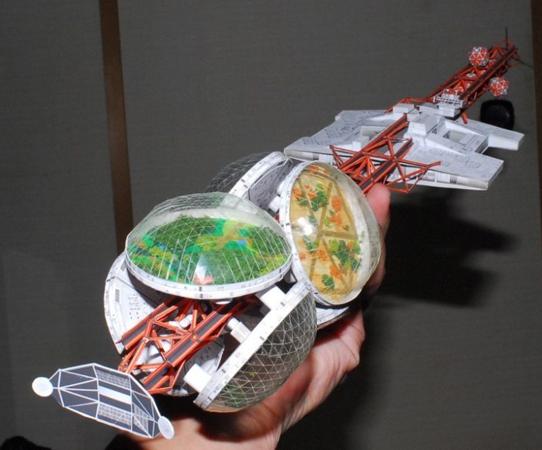 Космический корабль Valley Forge (Молчаливый бег) paper model