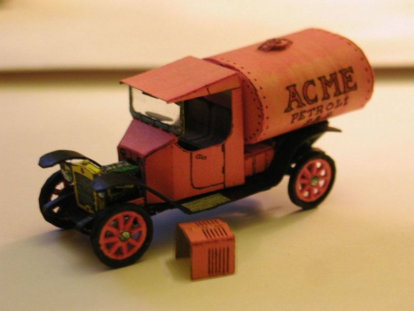 Грузовик Acme paper model