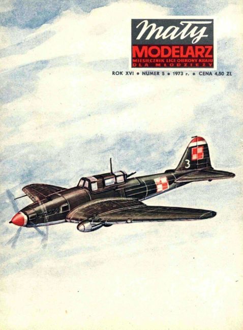 Maly Modelarz - 5/1973 - Штурмовик Ил-2 magazine