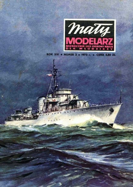 Maly Modelarz - 2/1973 - Эскадренный миноносец ORP Burza magazine