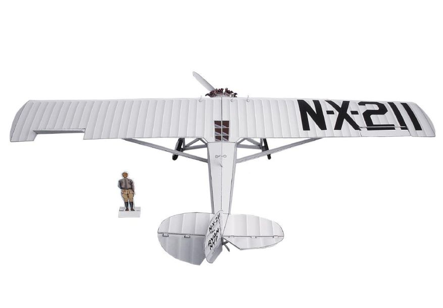 Самолет Дух Сент-Луиса / Spirit of St. Louis paper model