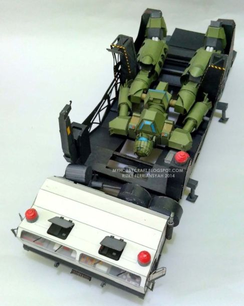 Тягач Type 99 Labor Carrier (Полиция будущего) paper model