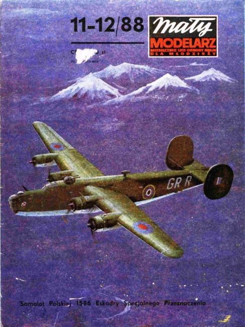 Maly Modelarz - 11-12/1988 - Бомбардировщик Consolidated B-24 Liberator magazine