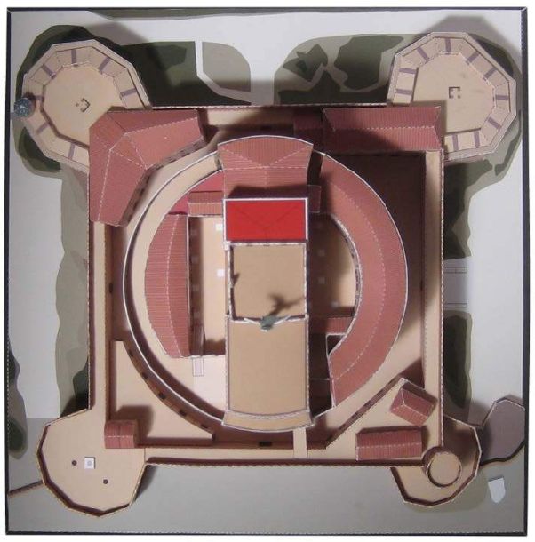 Замок Святого Ангела, Италия paper model