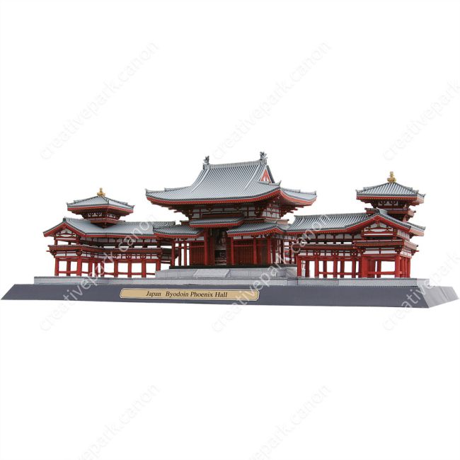 Бёдоин Феникс Холл, Япония paper model