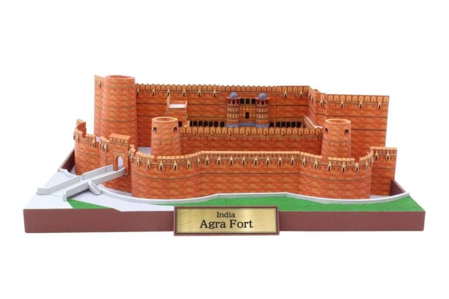 Красный форт, Индия paper model