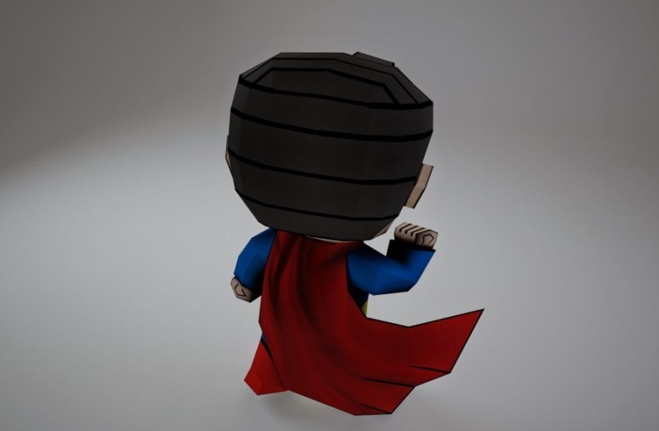 Супермен paper model