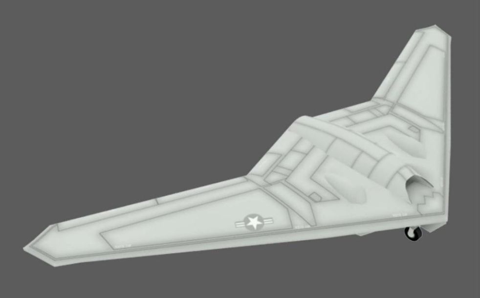Беспилотный самолет RQ-170 Sentinel paper model