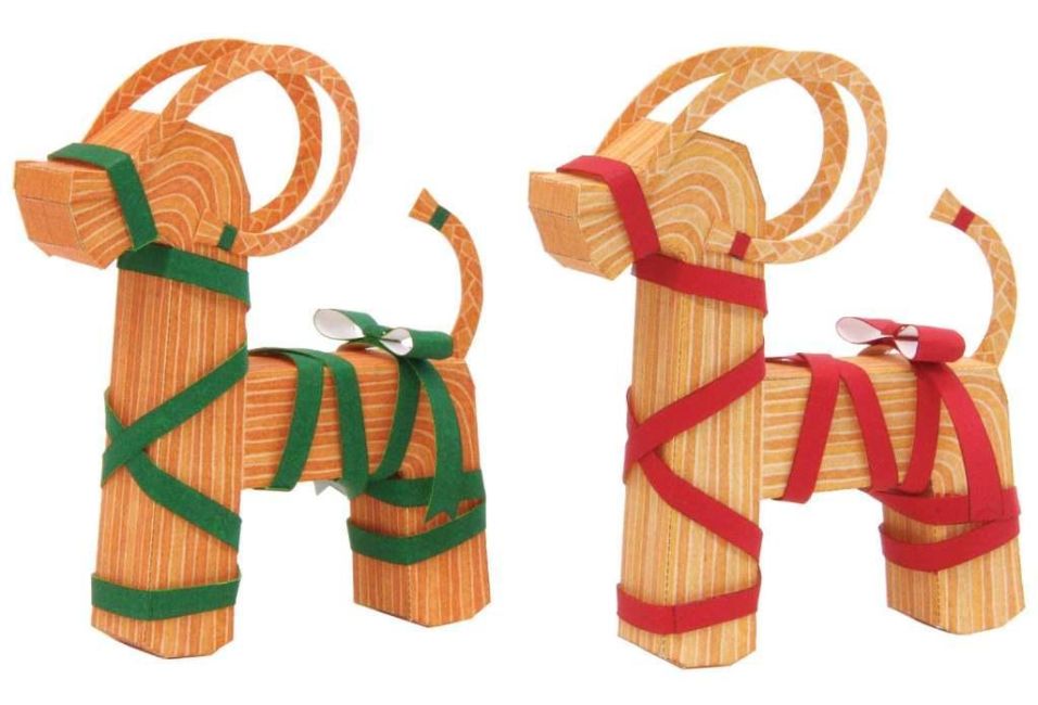Рождественский козел paper model