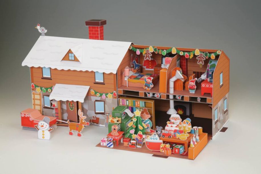 Дом Санта-Клауса paper model