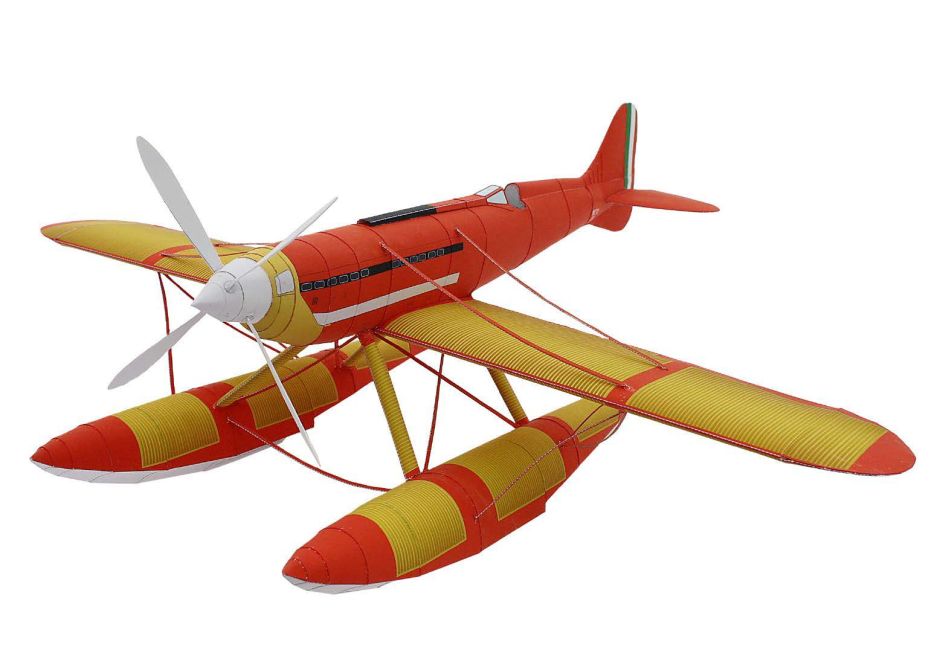 Гидросамолет Макки M.C.72 / Macchi M.C.72 paper model