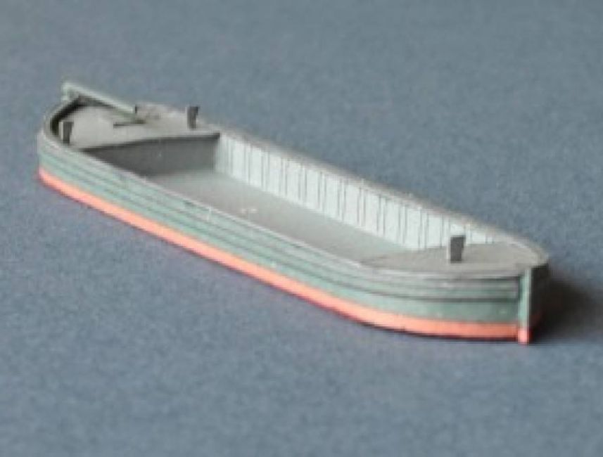 Угольная баржа (1900) paper model
