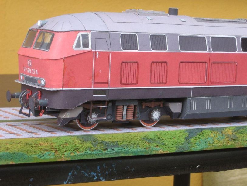 Тепловоз DB Class V 160 paper model