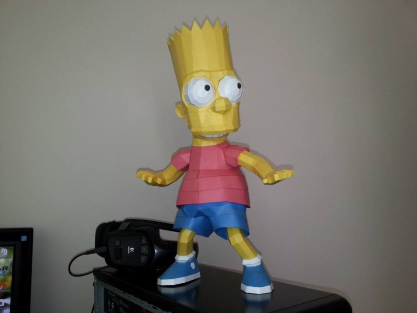 Барт Симпсон (Симпсоны) paper model