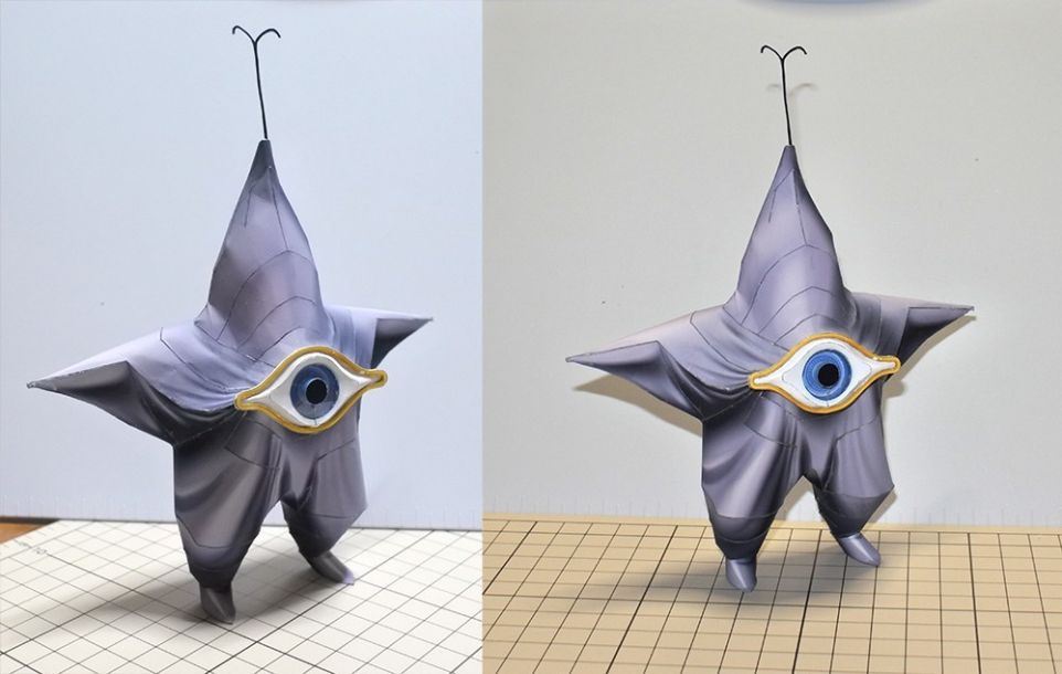 Одноглазая морская звезда (Предупреждение из космоса) paper model