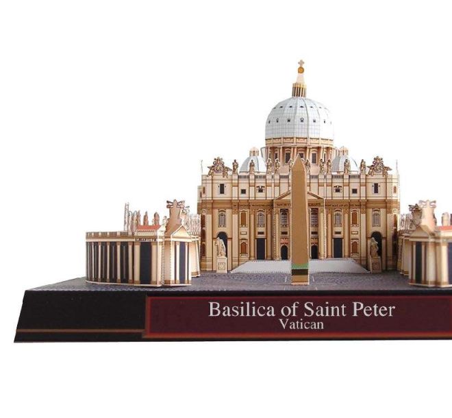 Собор Святого Петра, Ватикан paper model
