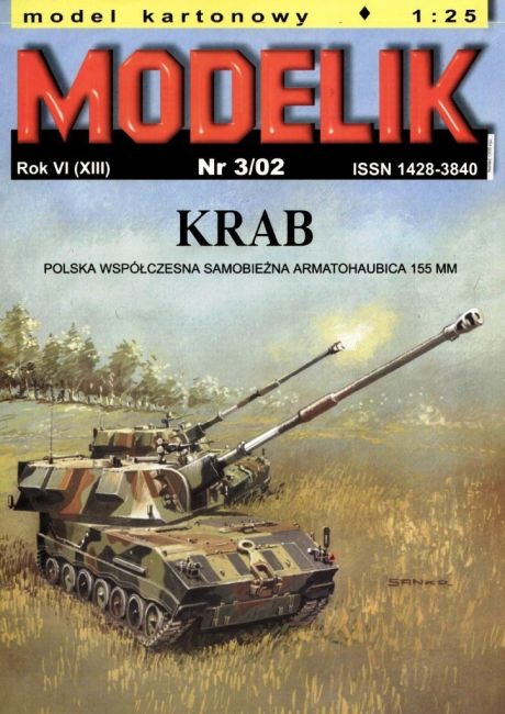 Modelik - 3/2002 - Самоходная установка AHS Krab magazine