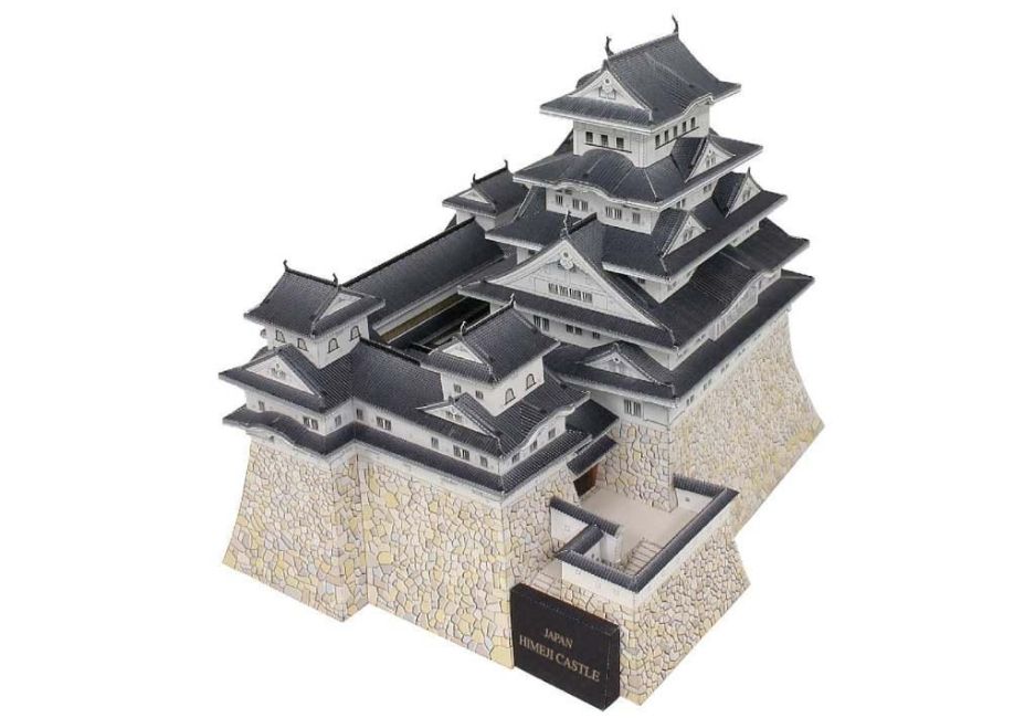 Замок Химэдзи, Япония paper model