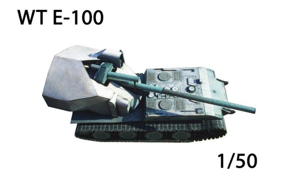 Самоходная установка WT E-100 paper model