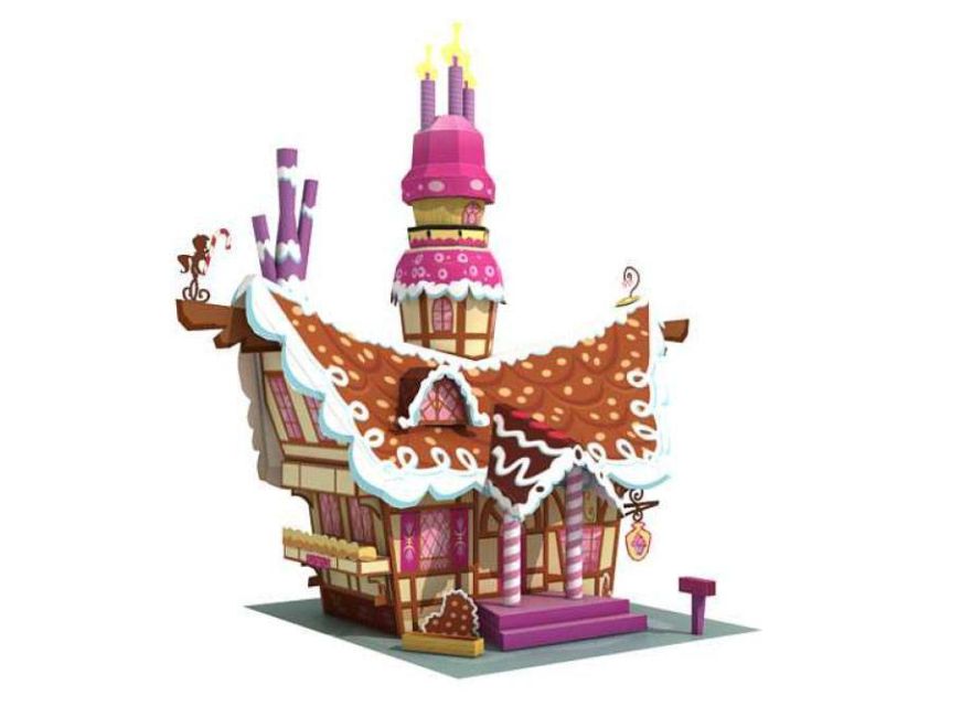 Сахарный дворец (Мой маленький Пони / My little pony) paper model