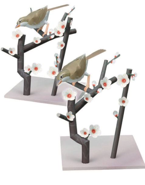 Короткокрылая камышевка paper model