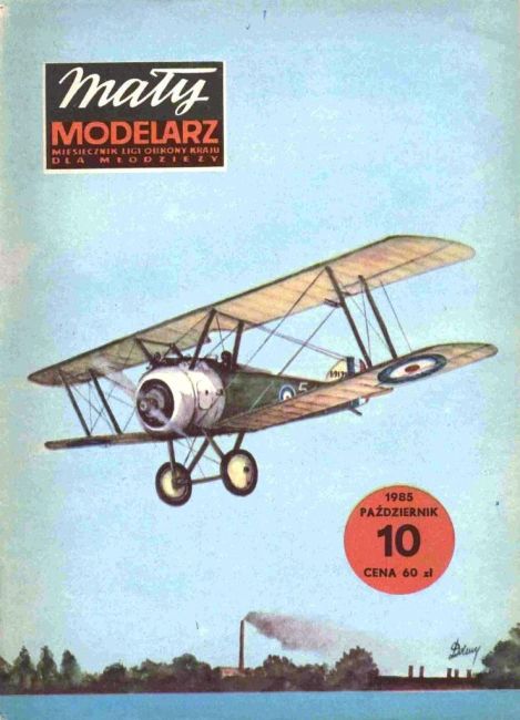 Maly Modelarz - 10/1985 - Истребители Sopwith Camel и Sopwith Triplane magazine
