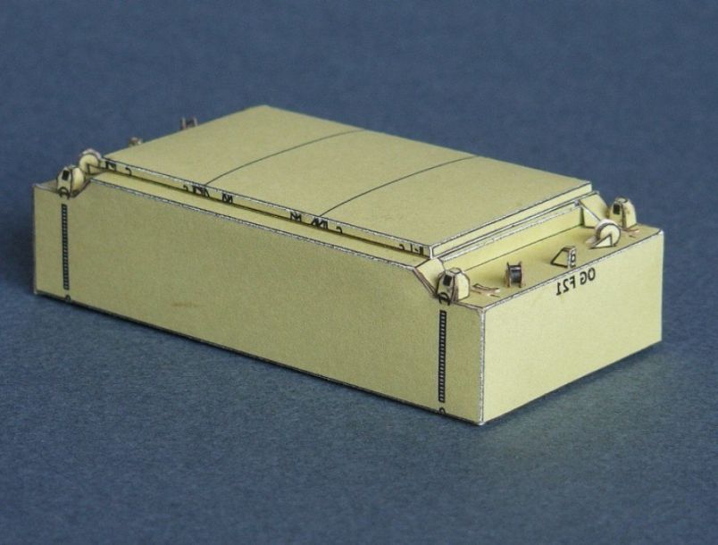 Лихтер (1969) paper model