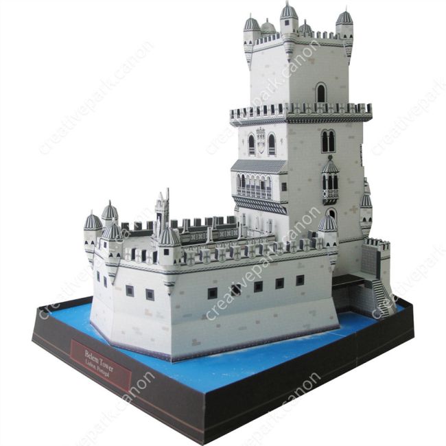 Башня Белем, Португалия paper model