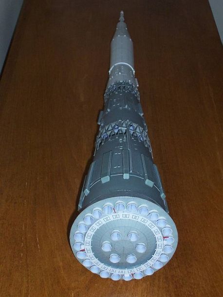 Ракета-носитель Н-1, масштаб 1:144 paper model