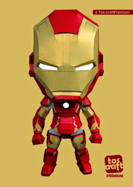 Броня Железного человека Mark 43 (Мстители: Эра Альтрона) paper model