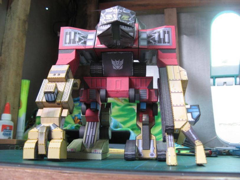 Трансформер Девастатор (Трансформеры) [серия, полная версия] paper model