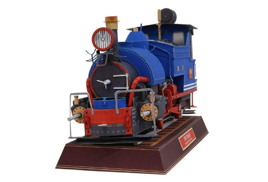 Локомотив игрушечной железной дороги / Toy Train paper model