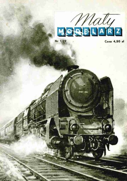 Maly Modelarz - 1/1959 - Паровоз Pt47 и вагон magazine