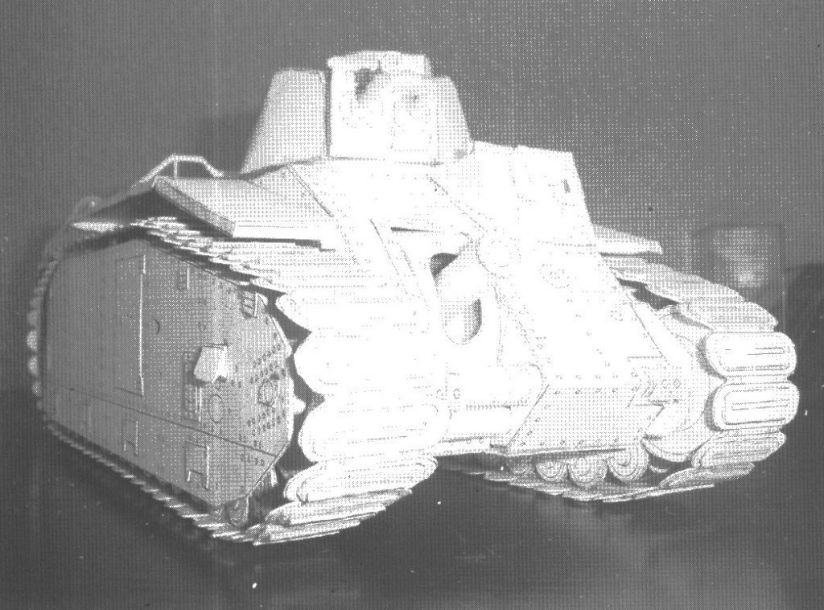Бумажное моделирование - 35 - Танк B1 magazine